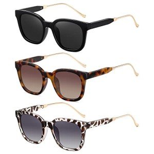 Classic Polarized Square Sunglasses for Men & Women
