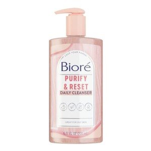 Bioré Rose Quartz Charcoal Facial Cleanser 6.77 oz
