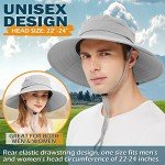 Men's Waterproof UV Protection Wide Brim Sun Hat