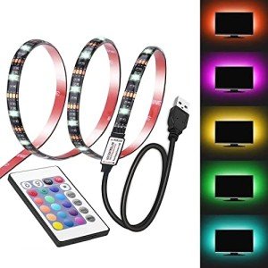 LED Strip Lights for 40-60" TVs with Remote