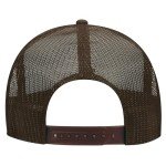 Customizable Foam Trucker Hats - Brown/Tan 5-Panel