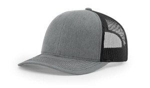 Youth Trucker Cap with Adjustable Snapback - Grey/Black