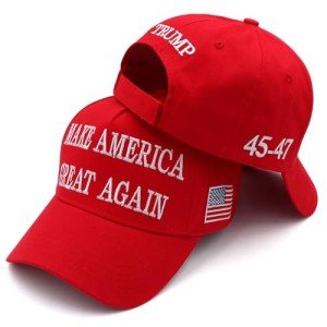 MAGA 2024 Hat with USA Flag Design