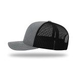 Youth Trucker Cap with Adjustable Snapback - Grey/Black