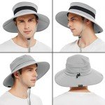 Men's Waterproof UV Protection Wide Brim Sun Hat