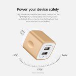 Multiport USB Wall Charger Block for Fast Charging