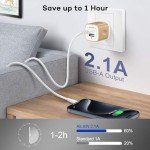 Multiport USB Wall Charger Block for Fast Charging