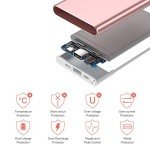 10,000mAh Fast Charging Portable Power Bank - Pink