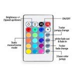 6.56 ft USB LED Strip Lights with Remote