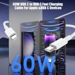 3-Pack USB-C Fast Charging Cables, 3.3FT to 10FT