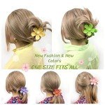 8-Pack Flower Hair Clips for All Hair Types
