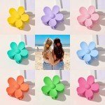 8-Pack Flower Hair Clips for All Hair Types