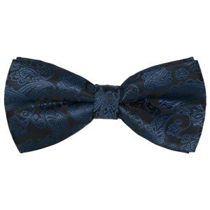 Navy Blue Adjustable Pre-Tied Bow Tie for Men