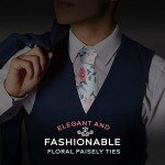 Floral Ties for Men - Perfect for Weddings