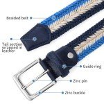Adjustable Braided Woven Belt for Men