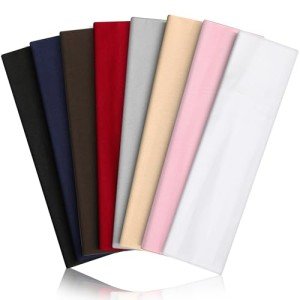 8-Pack Non-Slip Sports Headbands for Women