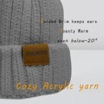 Cozy Light Gray Knitted Beanie with Pom