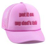 Funny "Put It On My Dad's Tab" Summer Hat