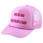Funny "Put It On My Dad's Tab" Summer Hat