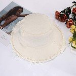 Trendy Wide Brim Cotton Sun Hat for Women