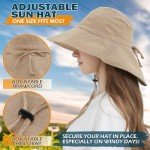 EINSKEY Women's Packable Sun Hat with Neck Flap
