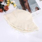 Trendy Wide Brim Cotton Sun Hat for Women