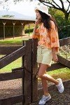 Trendy Wide Brim Cotton Sun Hat for Women