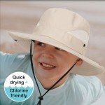 Kids' Summer UV Protection Wide Brim Hat