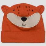 Gerber 5-Pack Baby Caps - Blue Fox Design
