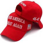 Trump 2024 MAGA Hat - Adjustable Black Cap