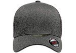 Dark Grey Flexfit Melange Trucker Cap, Large/XL