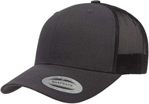 Charcoal Yupoong Retro Trucker Cap - One Size