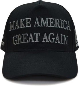 Blackout MAGA Hat - Never Surrender Style