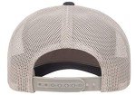 Navy/Silver Retro Trucker Cap by Yupoong