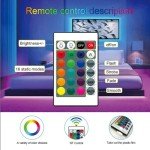 32.8ft RGB LED Strip Lights with Remote