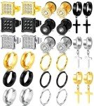 15 Pairs Stylish Earrings Set for Everyone