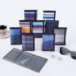 Men's Slim RFID Trifold Wallet with ID Window