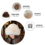 Cozy Women's Faux Fur Bucket Hat - Black