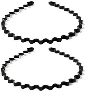 Stylish Black Metal Hair Bands for All