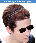 Stylish Black Metal Hair Bands for All