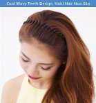 Stylish Black Metal Hair Bands for All