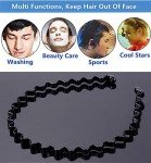 Stylish Black Metal Hair Bands for All