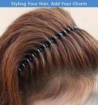 Stylish Black Metal Hair Bands for All