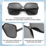 Stylish Oversized Square Sunglasses for Everyone