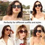 Stylish Oversized Square Sunglasses for Everyone