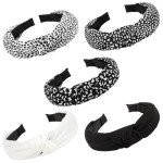 5PC Knotted Headbands for Women & Girls