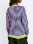 Chic Striped Crewneck Sweatshirts for Women