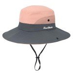 Pink Foldable UV Protection Sun Hat for Women