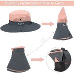 Pink Foldable UV Protection Sun Hat for Women