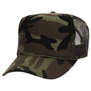 Joe's USA Camouflage Foam Trucker Hat – Green